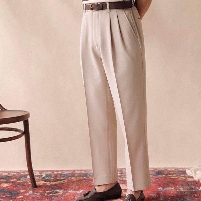 Plain trousers